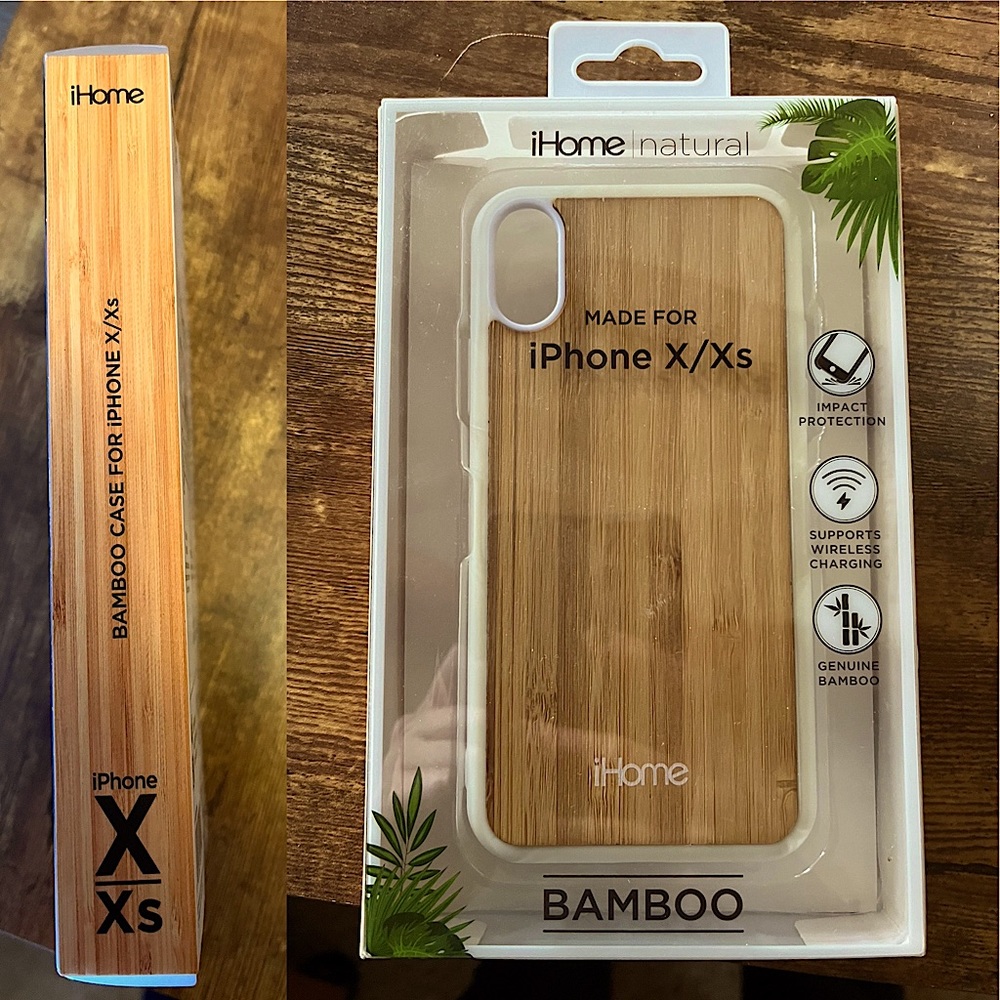 iHome Natural Bamboo iPhone X/Xs Phone Case